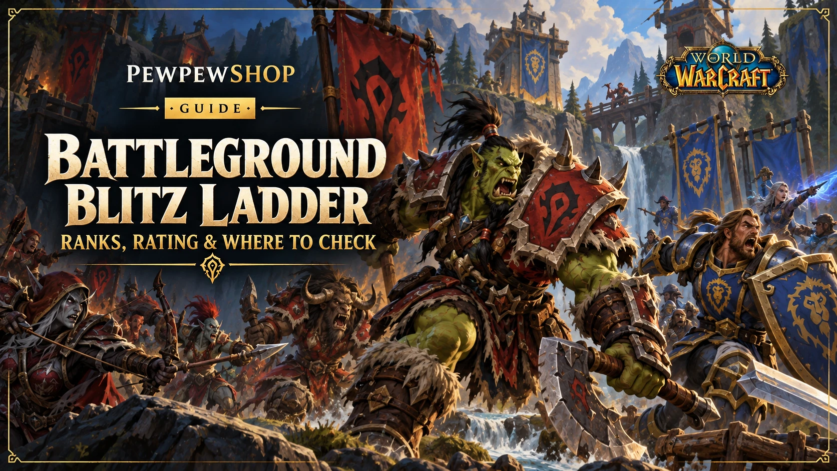 Battleground Blitz Ladder: Ranks, Rating & Where to Check — PEWPEWSHOP boosting guide