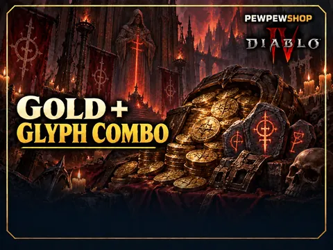 Diablo 4 Gold + Glyph Combo — boost
