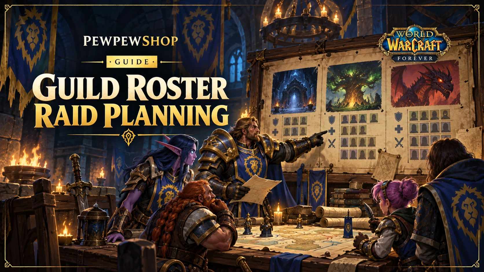 WoW: Forever Guild Raid Roster — 10, 20 and 40-Player by Dec 9 — PEWPEWSHOP boosting guide