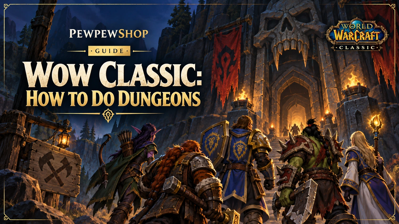 WoW Classic: How to Do Dungeons (Full Beginner Guide) — PEWPEWSHOP boosting guide