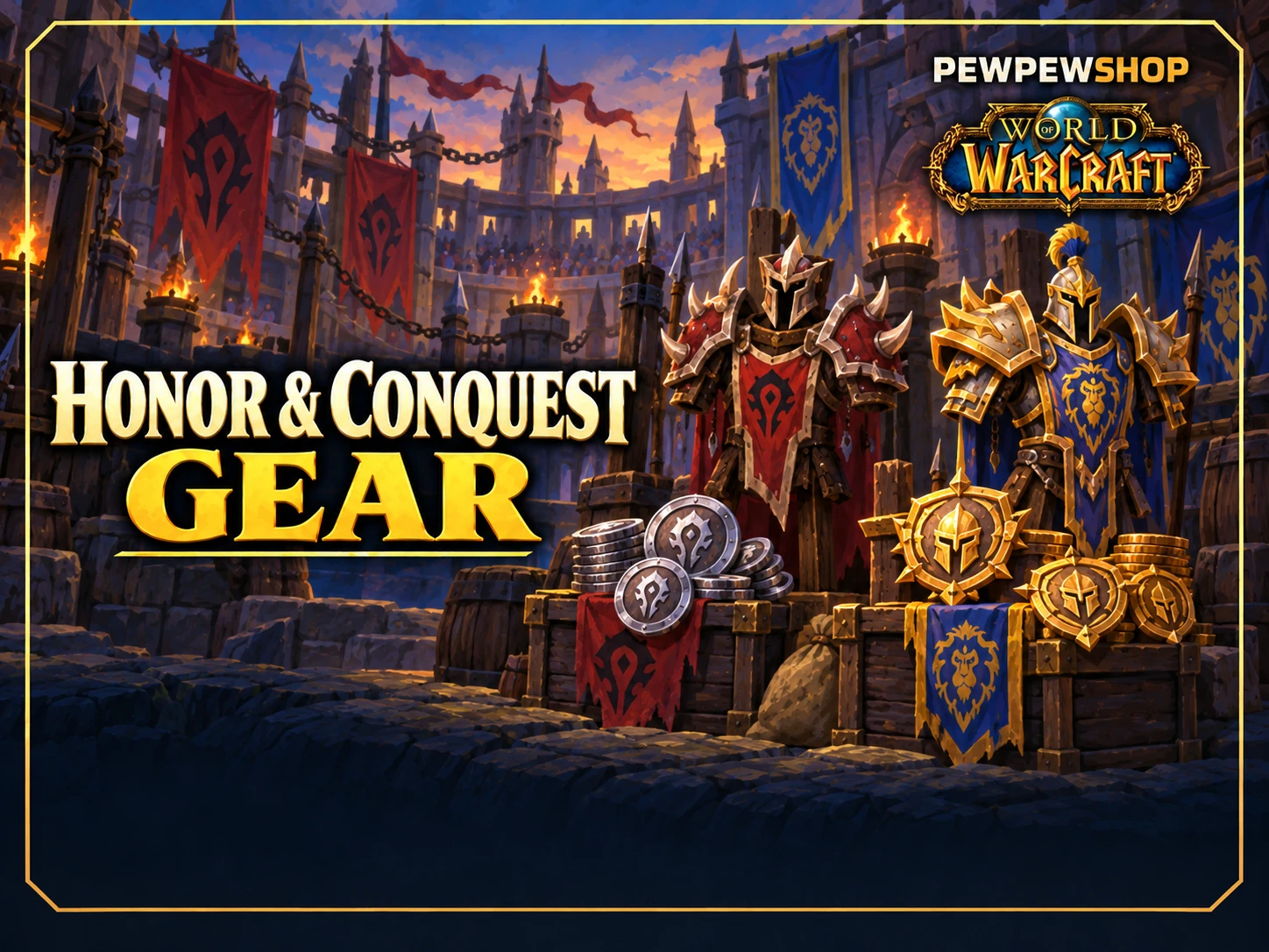 PvP Gear (Honor & Conquest) — boost