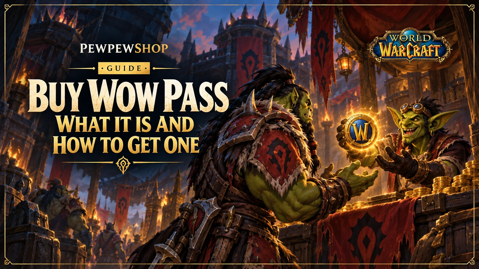 Buy WoW Pass: What It Is and How to Get One — PEWPEWSHOP boosting guide