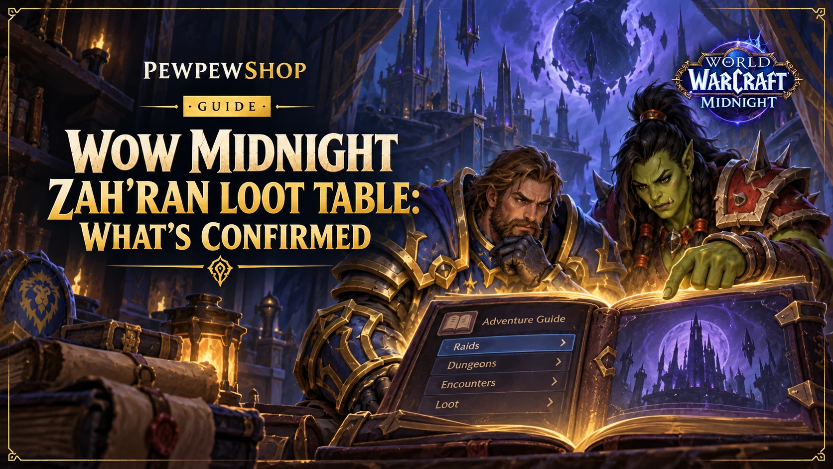 WoW Midnight Zah'ran Loot Table: What's Confirmed — PEWPEWSHOP boosting guide