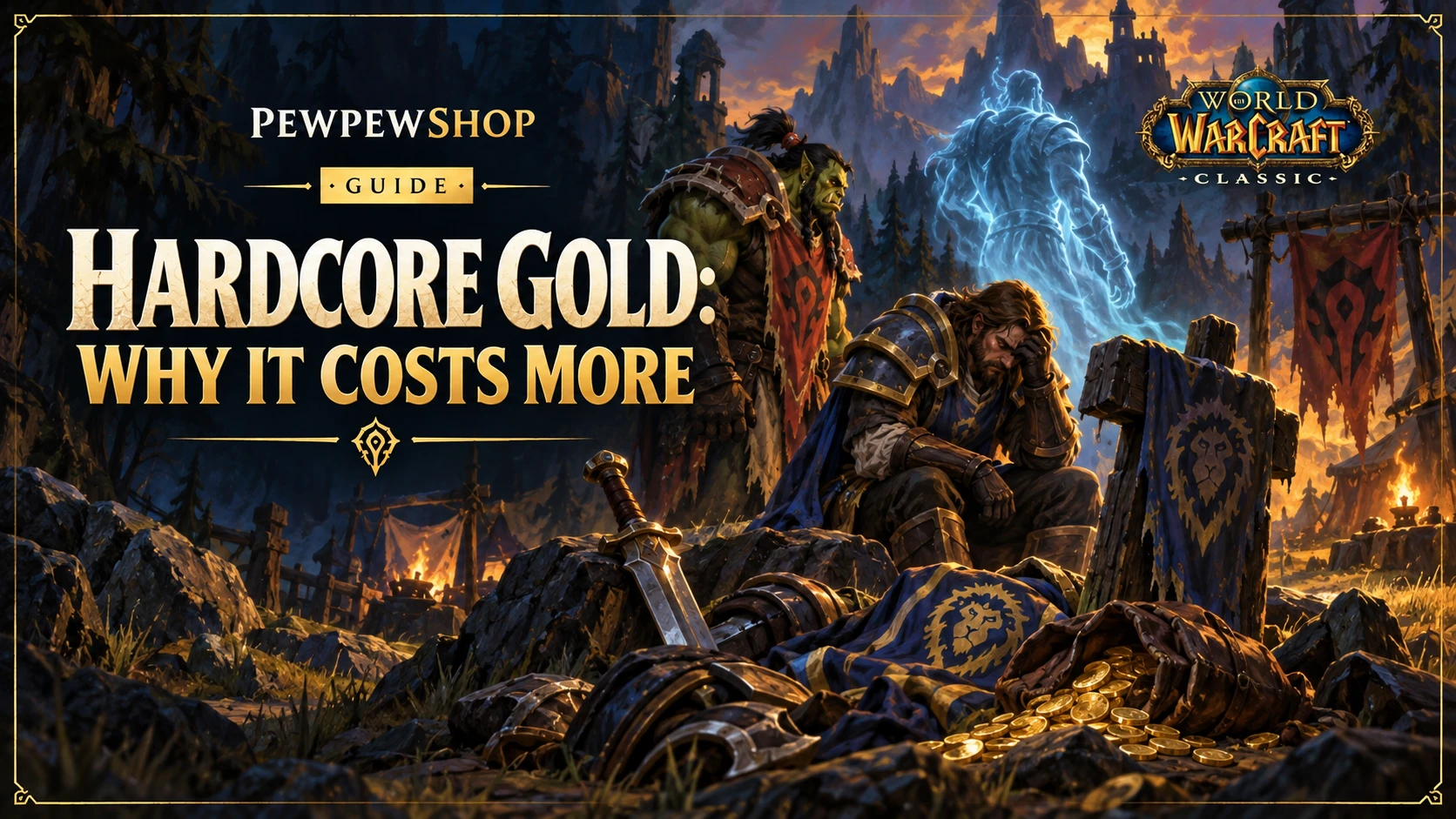 WoW Classic Hardcore Gold: Why It Costs So Much More Than Normal Servers — PEWPEWSHOP boosting guide