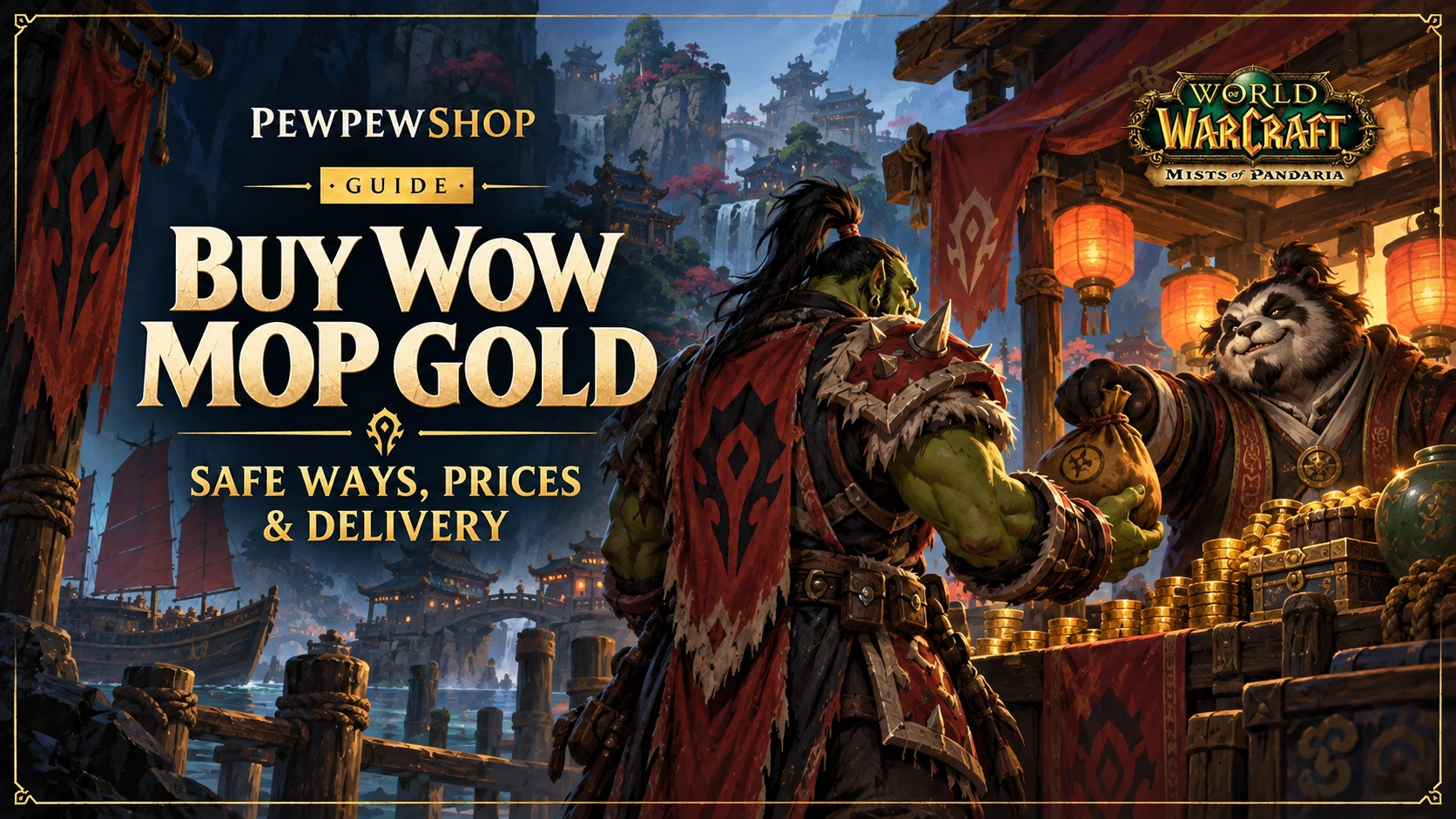 Buy WoW MoP Gold: Safe Ways, Prices & Delivery — PEWPEWSHOP boosting guide