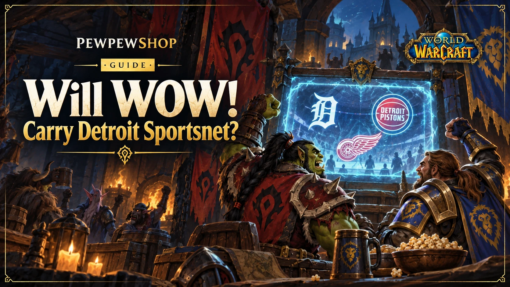 Will WOW! Carry Detroit Sportsnet? — PEWPEWSHOP boosting guide