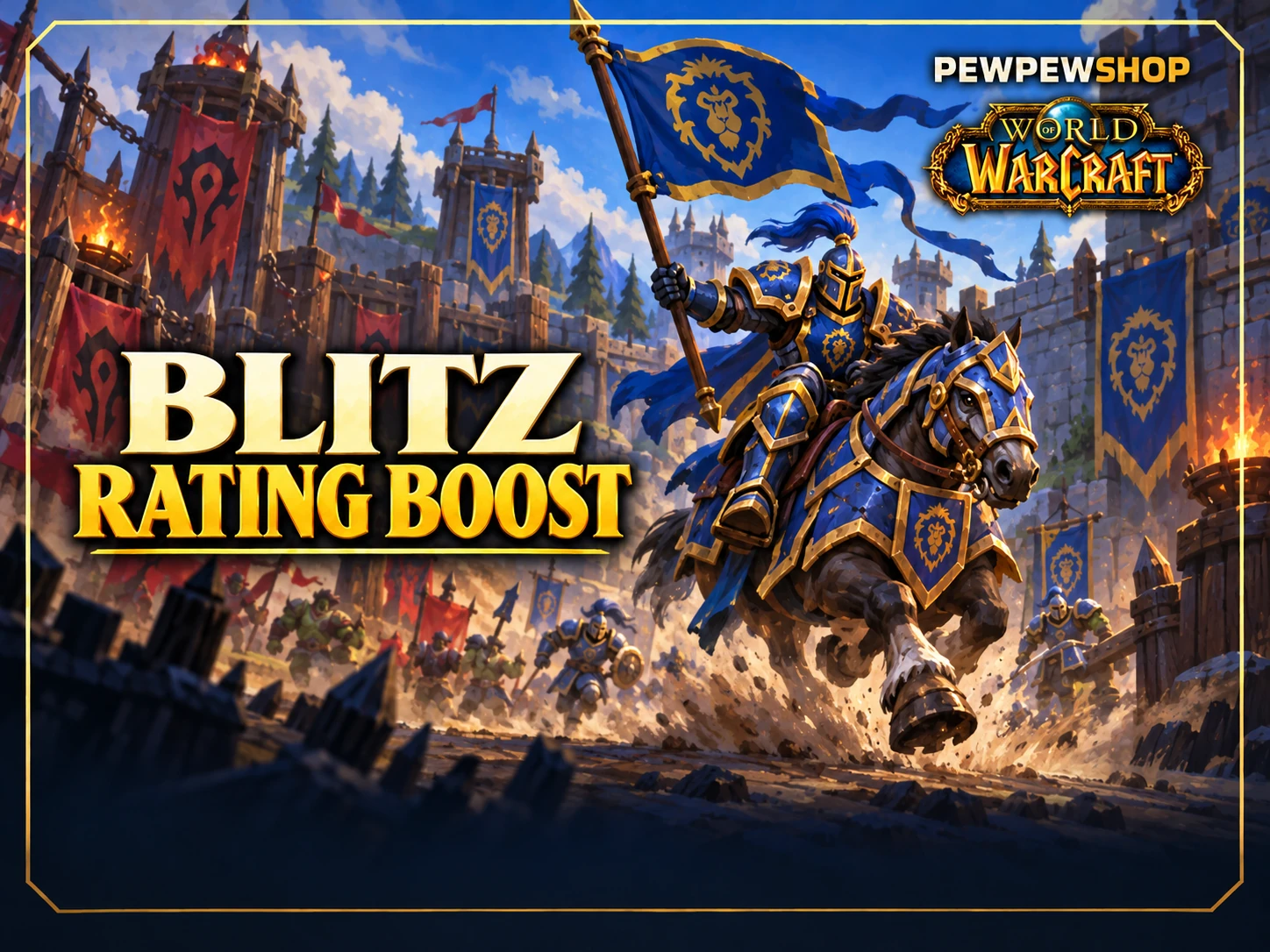 Battleground Blitz Rating Boost — Midnight Season 2 — boost