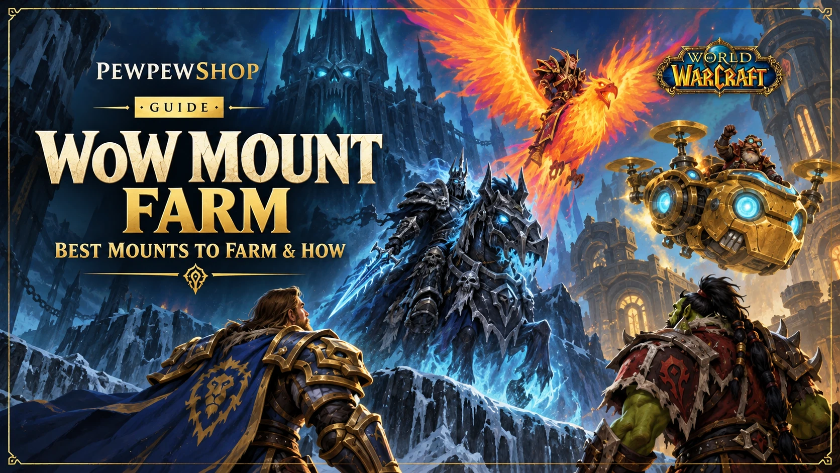 WoW Mount Farm: Best Mounts to Farm & How — PEWPEWSHOP boosting guide