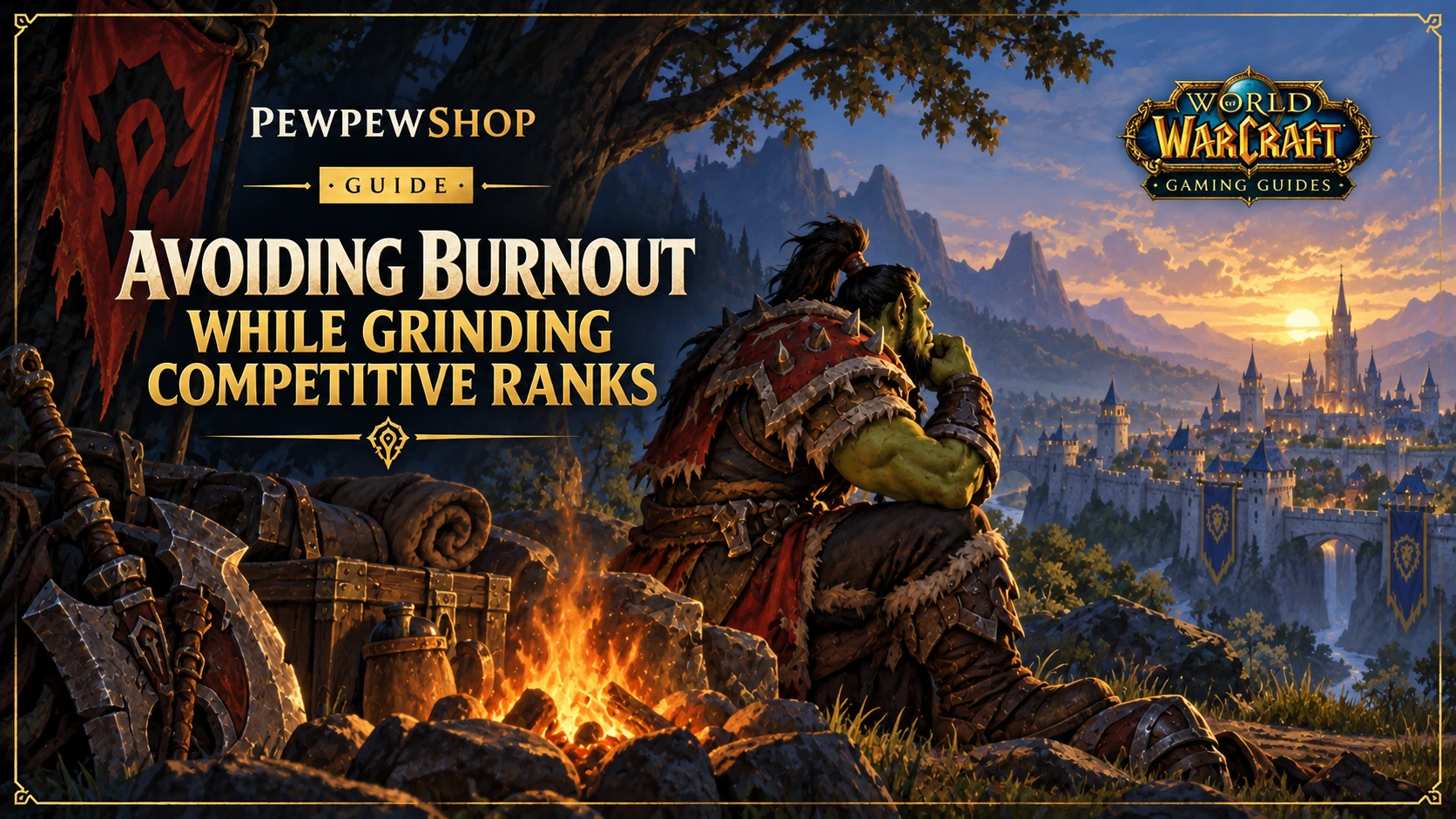 Avoiding Burnout While Grinding Competitive Ranks — PEWPEWSHOP boosting guide