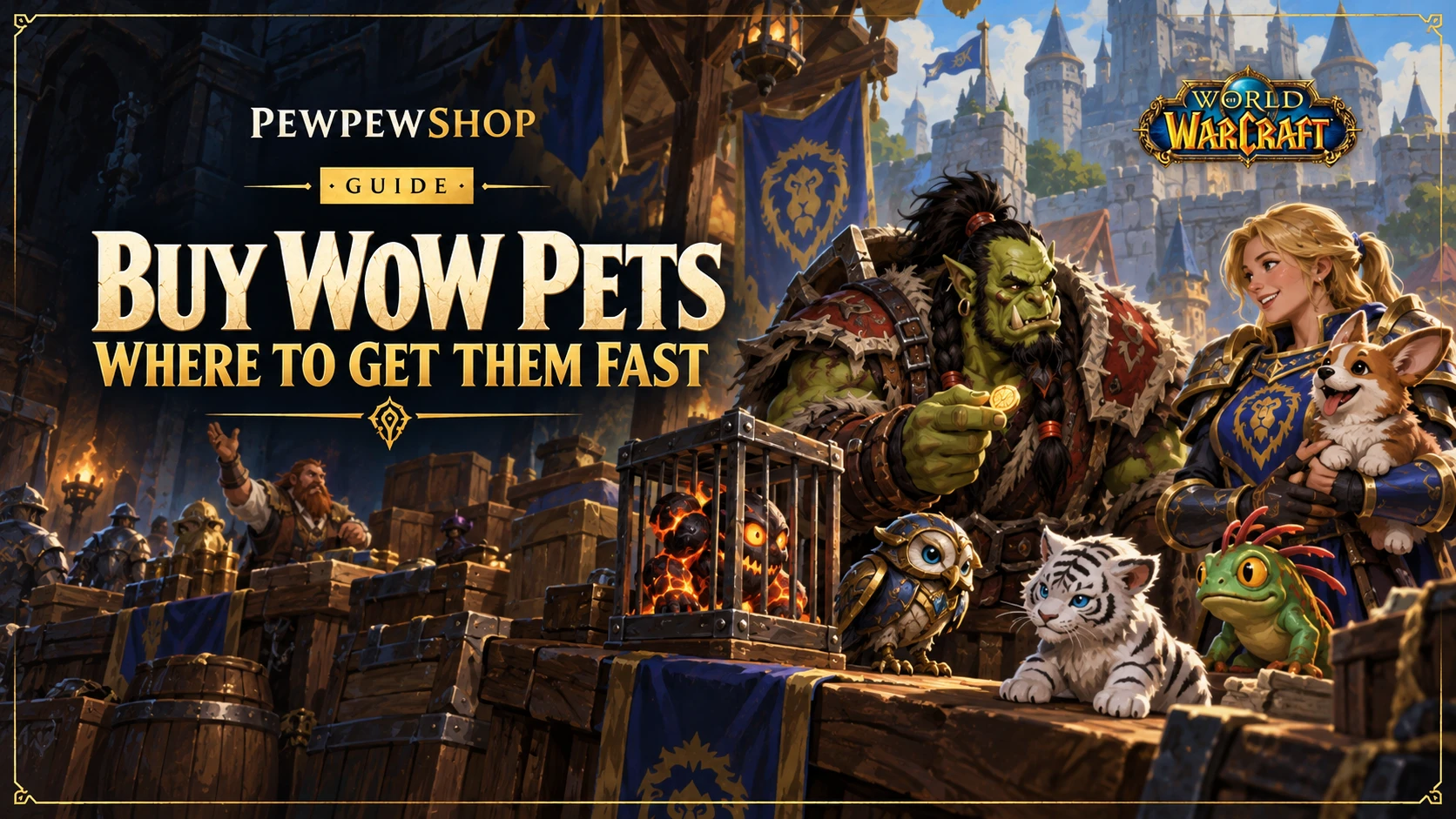 Buy WoW Pets: Where to Get Battle Pets Fast — PEWPEWSHOP boosting guide