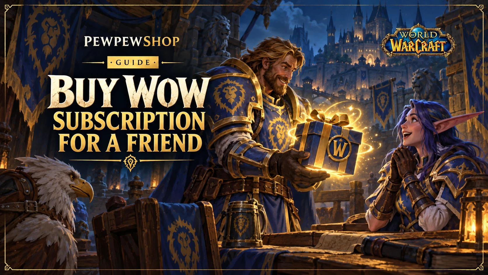 Buy WoW Subscription for a Friend: The Easy Way — PEWPEWSHOP boosting guide