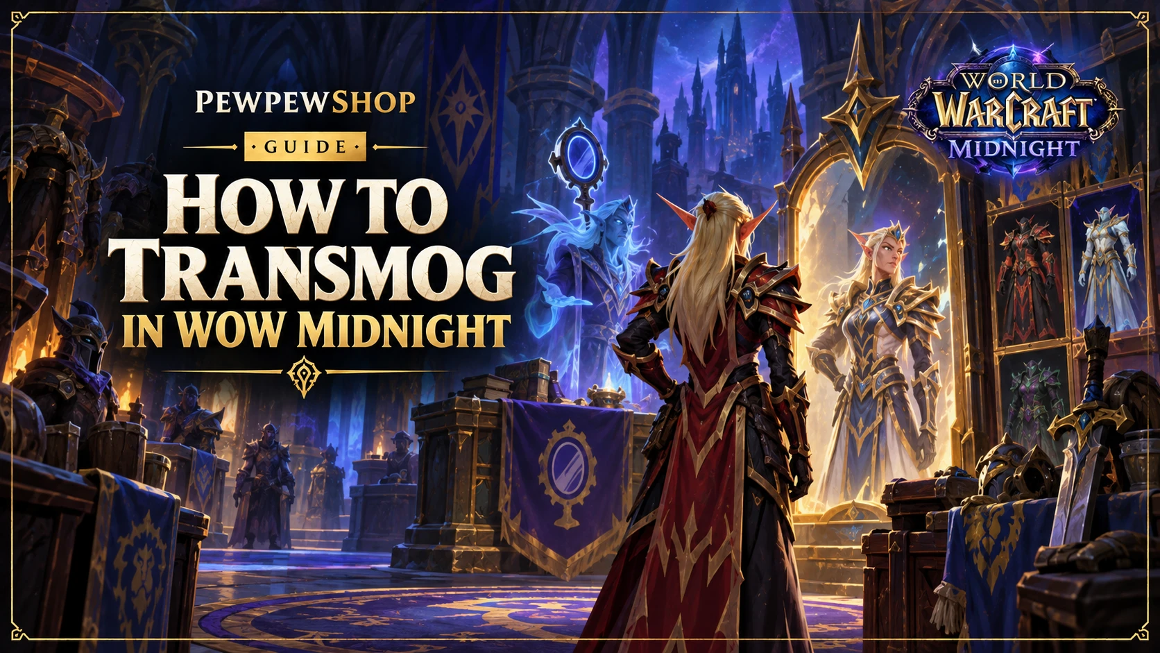 How to Transmog in WoW Midnight: Where and How It Works — PEWPEWSHOP boosting guide
