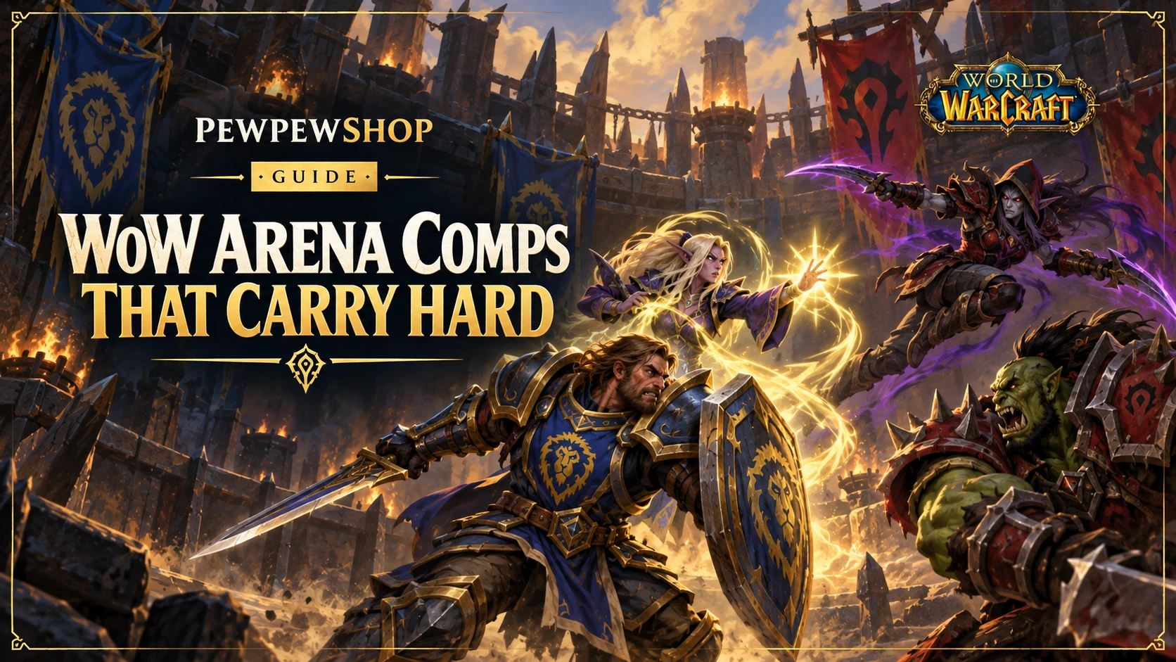 WoW Arena Comps That Carry Hard: Why Your Partner Matters — PEWPEWSHOP boosting guide
