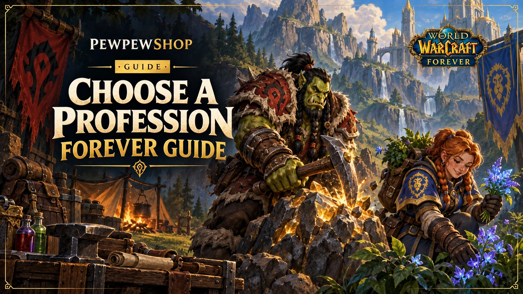 Which Profession Should You Pick in WoW: Forever? — PEWPEWSHOP boosting guide