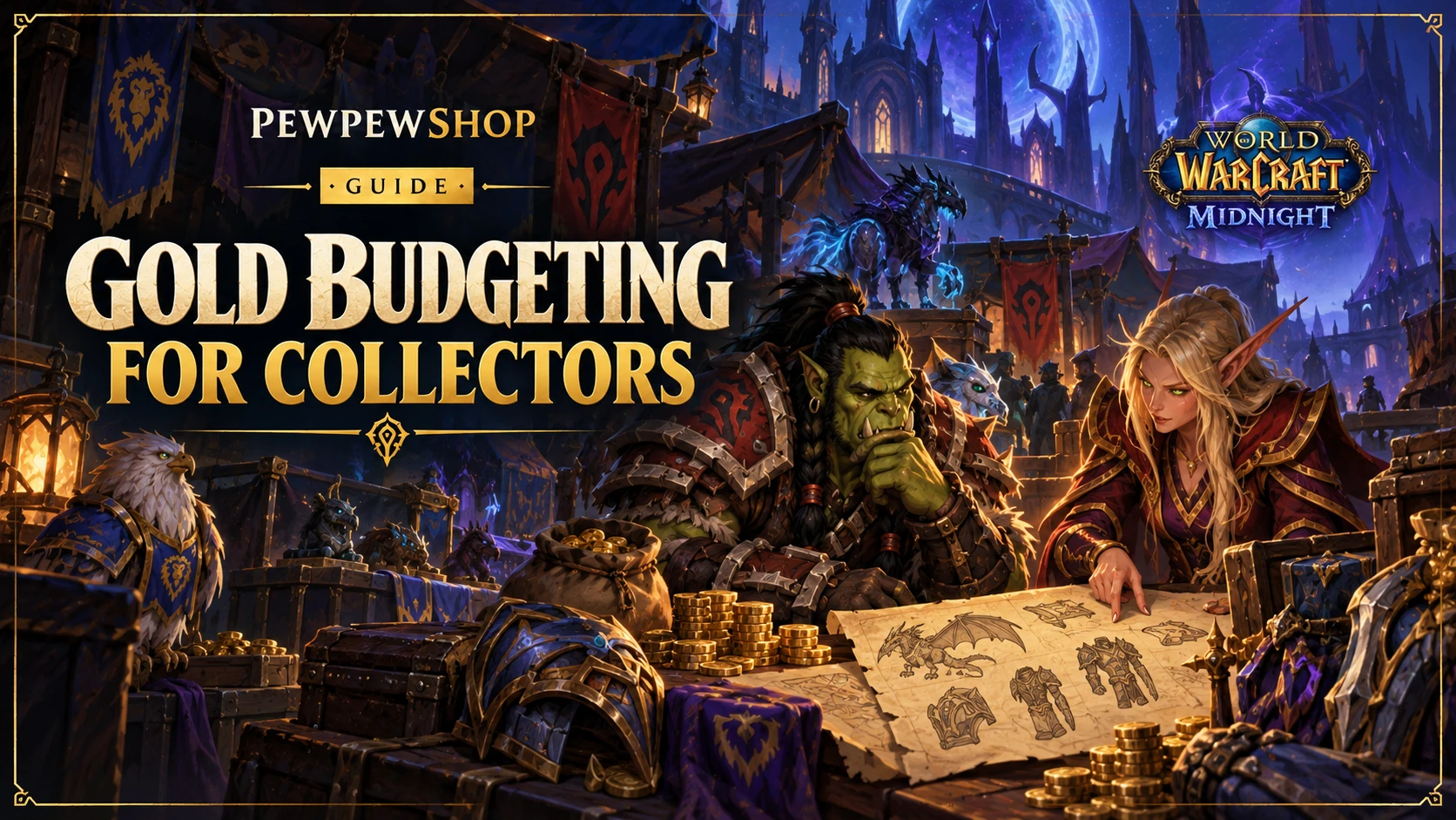 Gold Budgeting for Mount & Transmog Collectors in Midnight — PEWPEWSHOP boosting guide