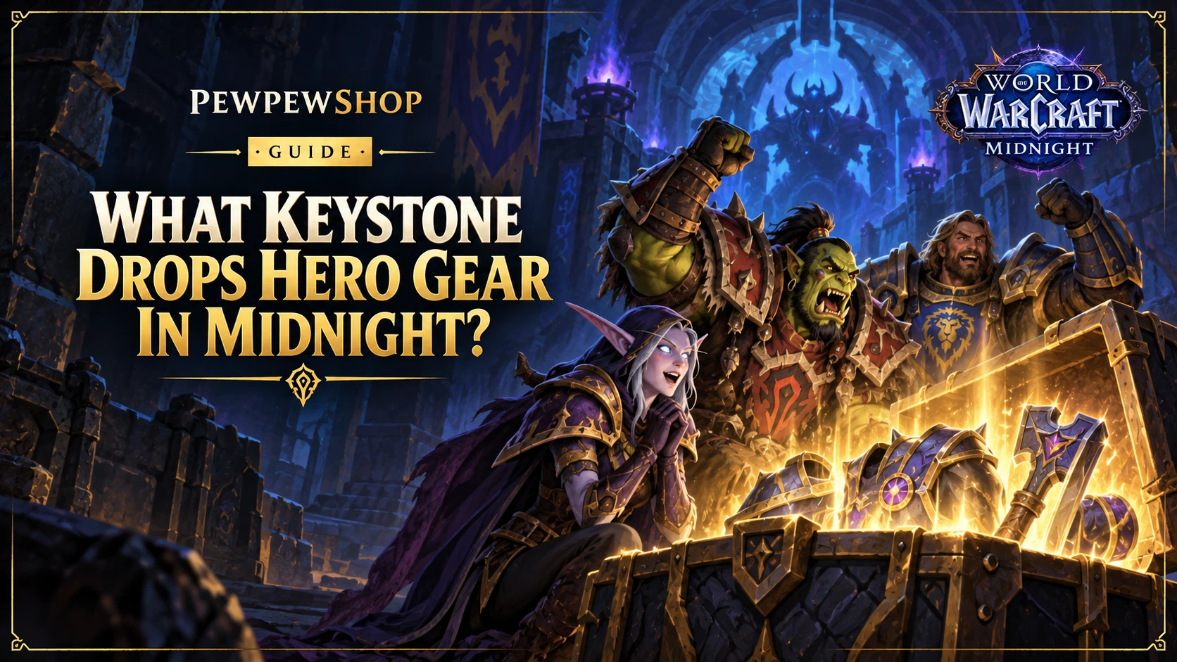 What Keystone Drops Hero Gear in Midnight? — PEWPEWSHOP boosting guide