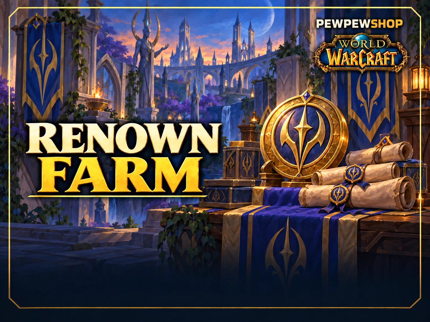 Renown Farm — Midnight Faction Tracks — boost