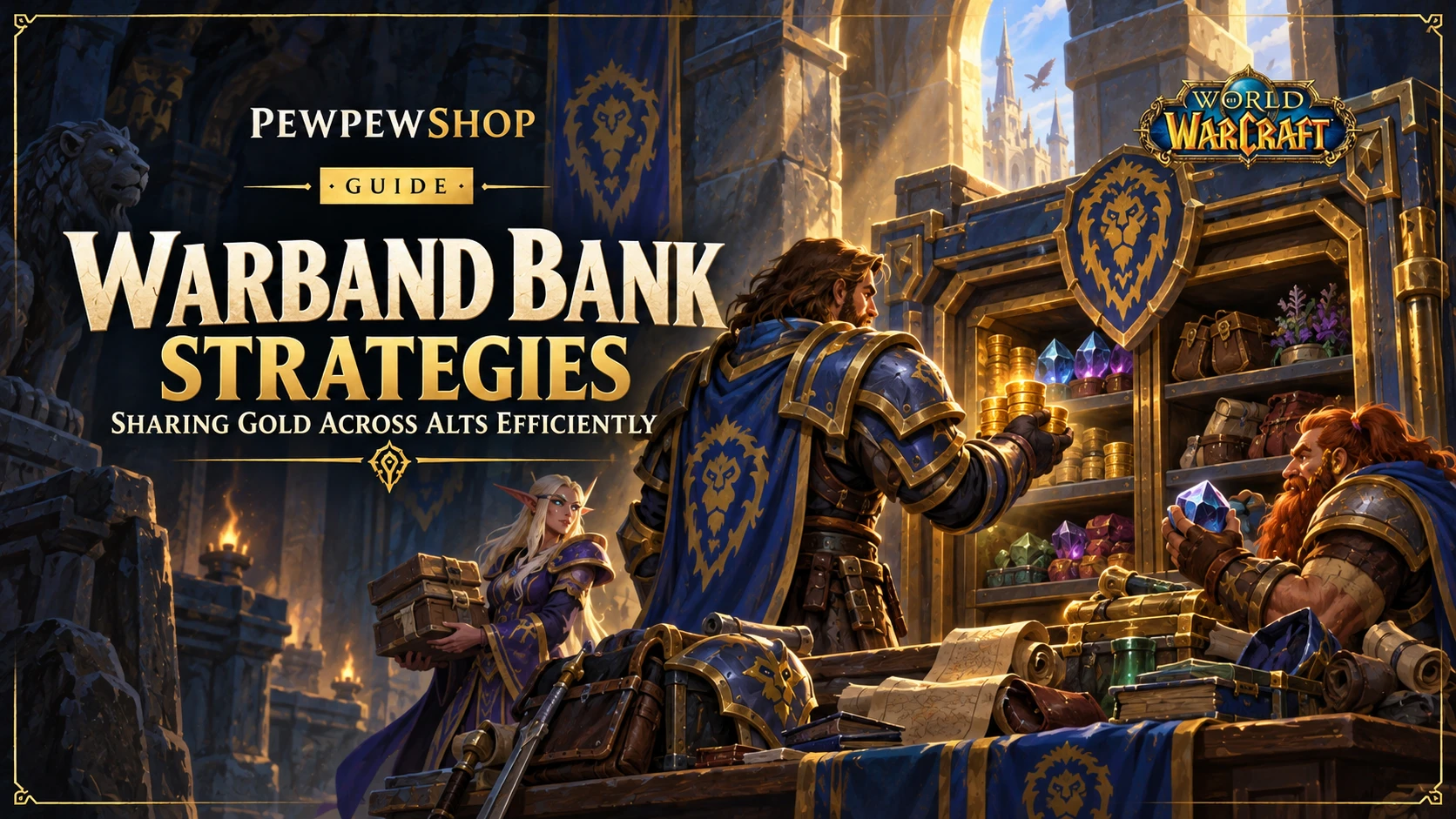 Warband Bank Strategies: Sharing Gold Across Alts Efficiently — PEWPEWSHOP boosting guide