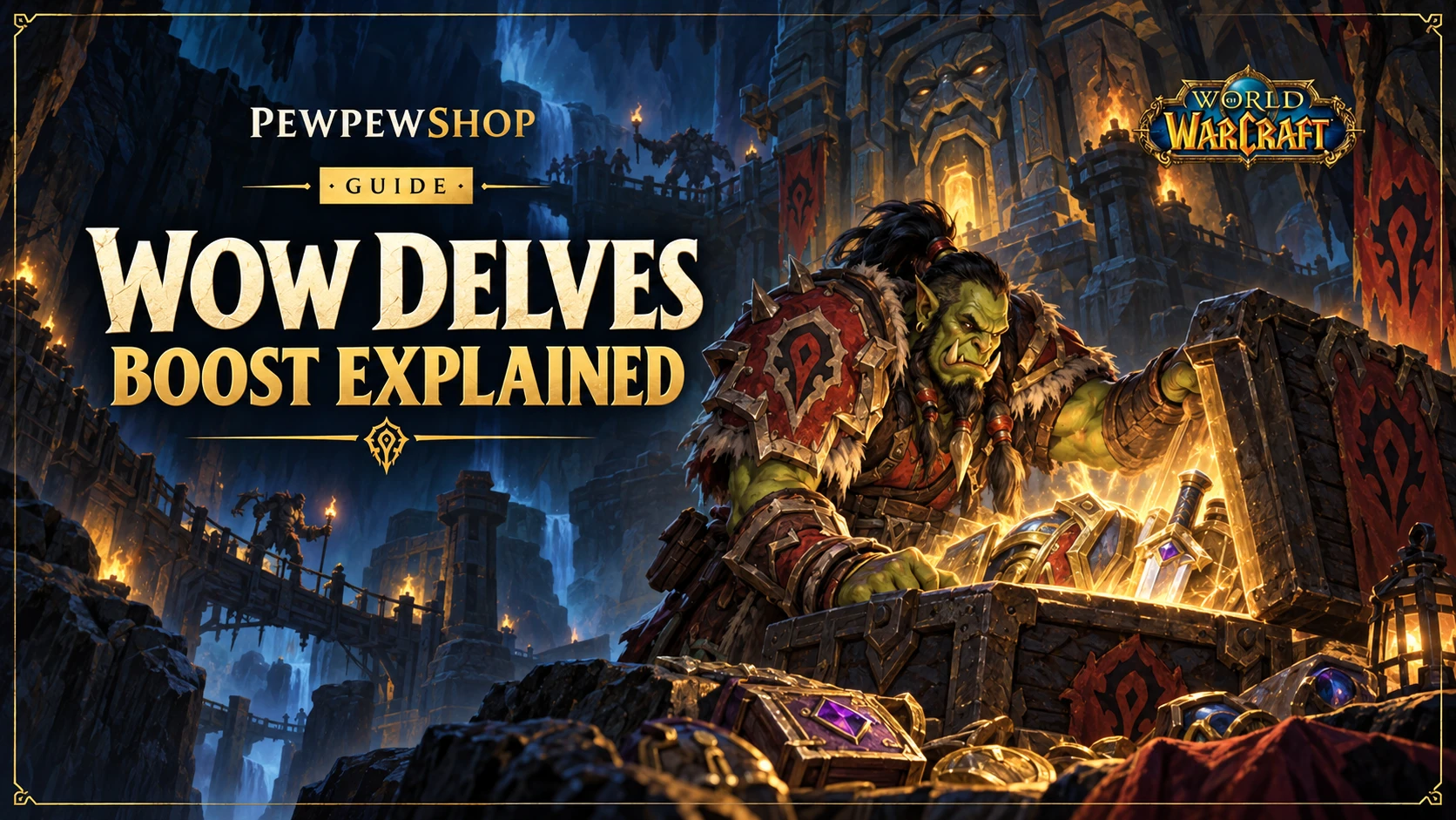 WoW Delves boost explained: Tier 8 vs Tier 11 rewards in 2026 — PEWPEWSHOP boosting guide