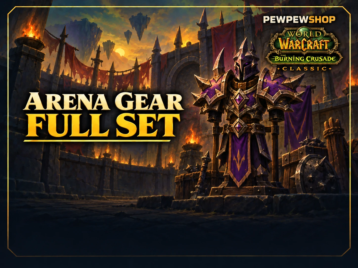 Arena Set Full Farm — boost