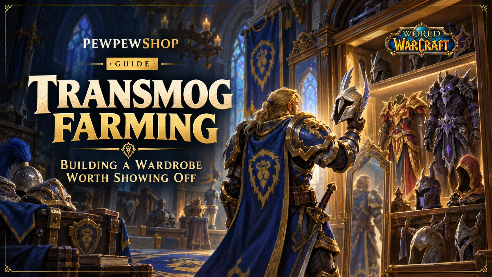 Transmog Farming: Building a Wardrobe Worth Showing Off in WoW — PEWPEWSHOP boosting guide