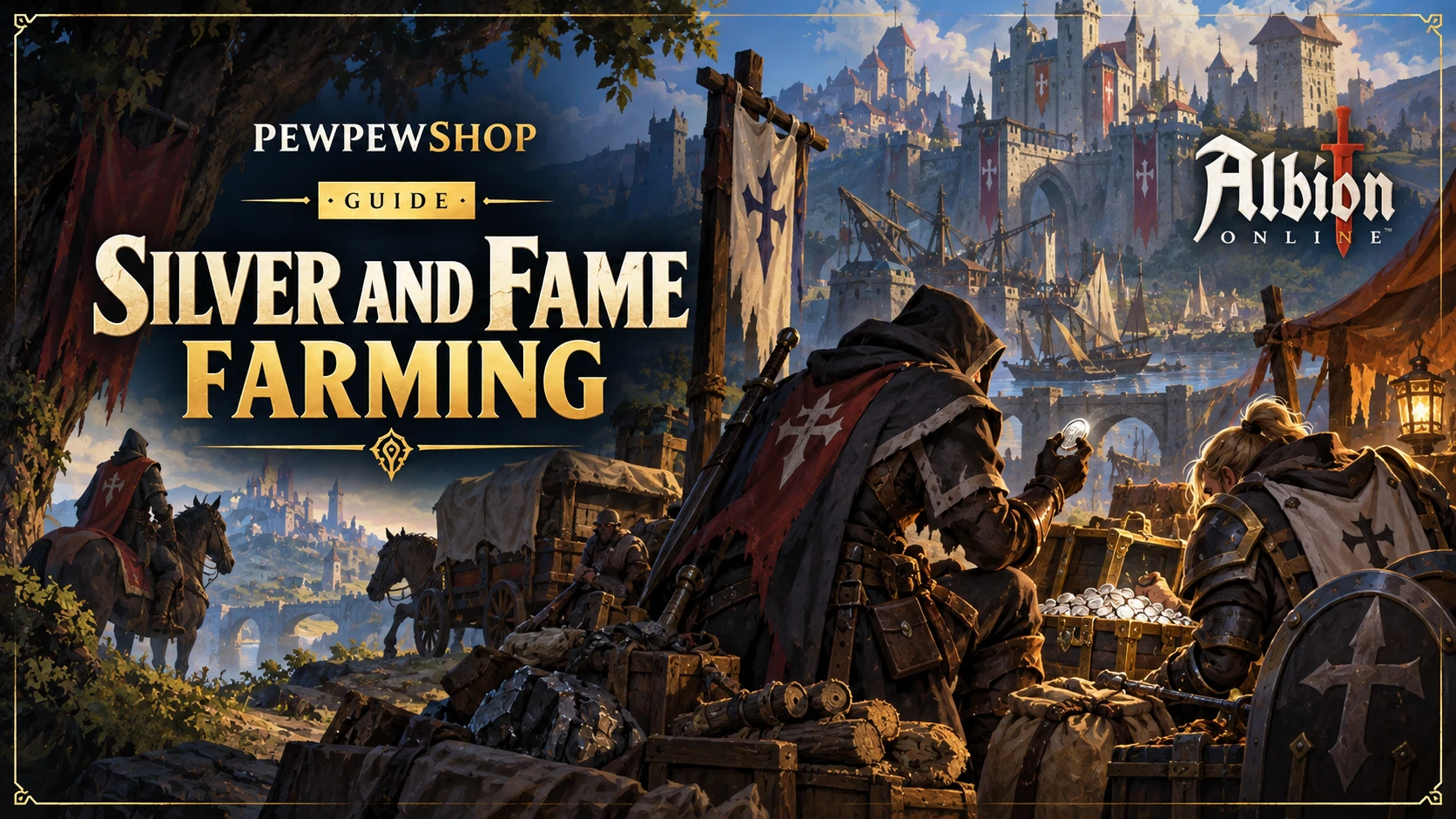 Albion Online Silver and Fame Farming: What Carries Cover — PEWPEWSHOP boosting guide