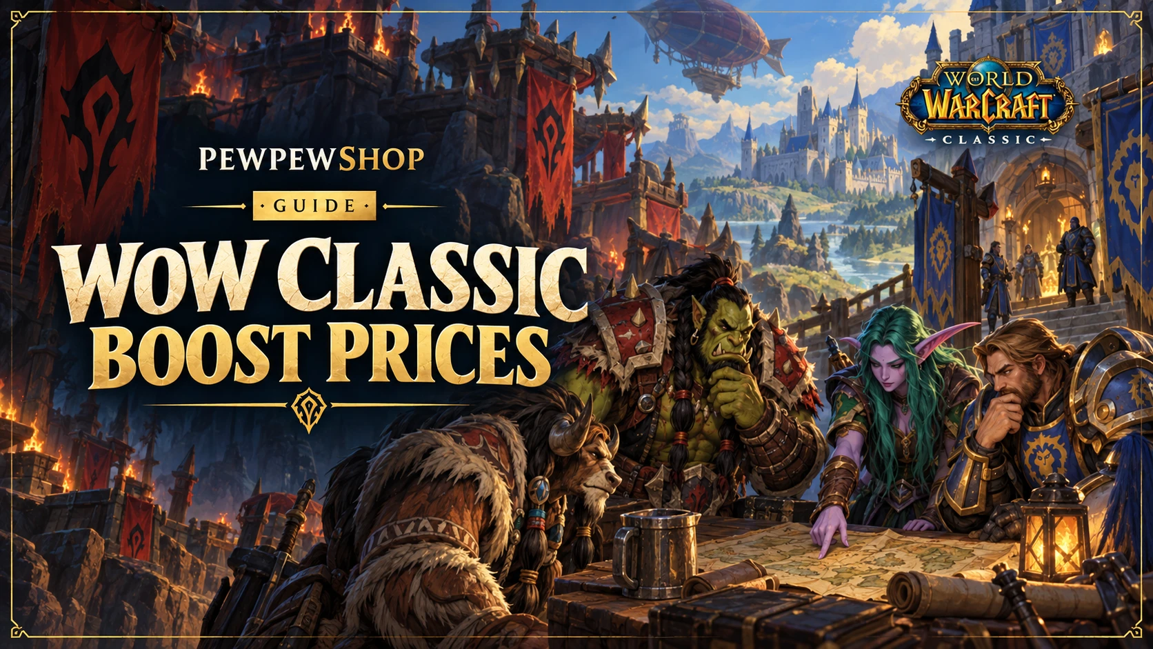 How Much Is a WoW Classic Boost? Real 2026 Prices — PEWPEWSHOP boosting guide