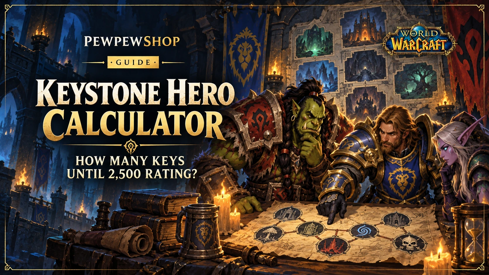 Keystone Hero Calculator: How Many Keys Until 2,500 Rating? — PEWPEWSHOP boosting guide