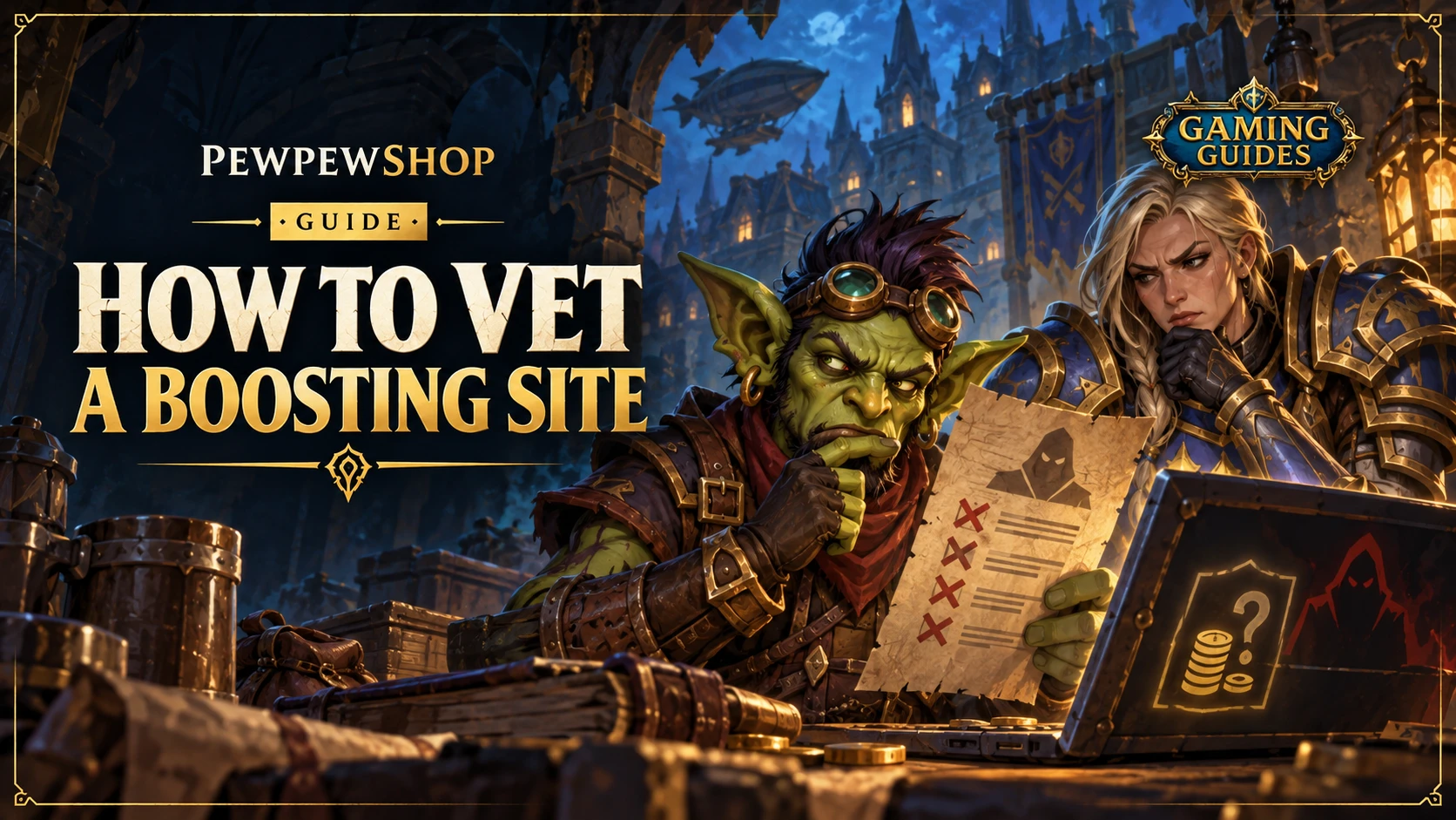 How to Vet a Boosting Site in 2026: Red Flags, Escrow, and Refund Policies — PEWPEWSHOP boosting guide