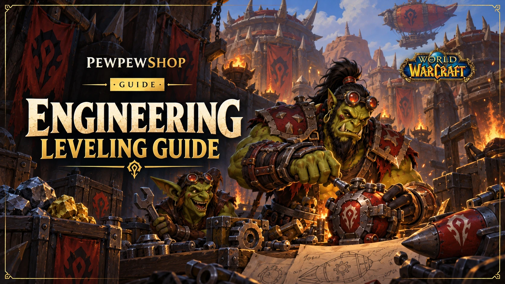 Engineering Leveling Guide in WoW — PEWPEWSHOP boosting guide