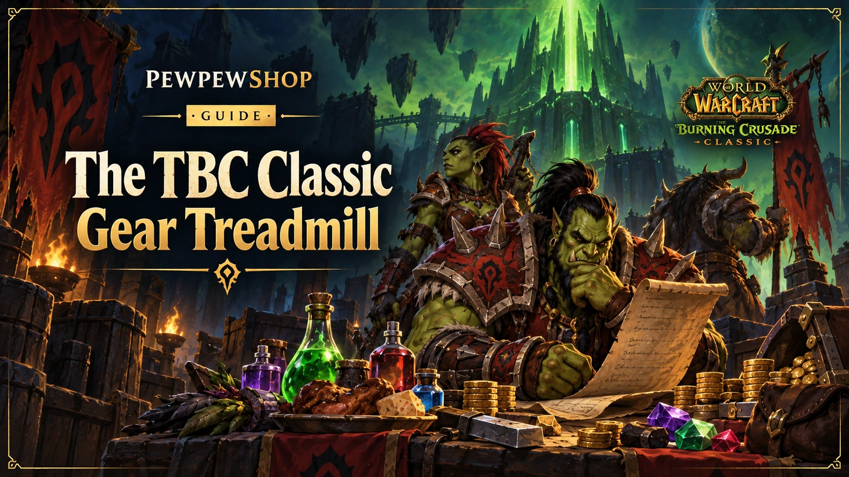 The TBC Classic Gear Treadmill: How Much Gold to Stay Competitive — PEWPEWSHOP boosting guide