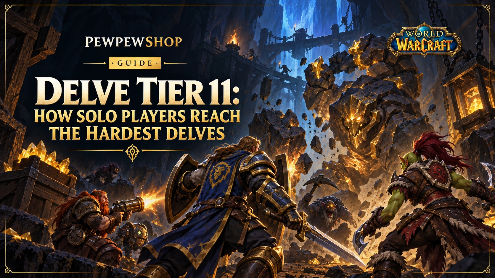 Delve Tier 11: How Solo Players Reach the Hardest Delves — PEWPEWSHOP boosting guide