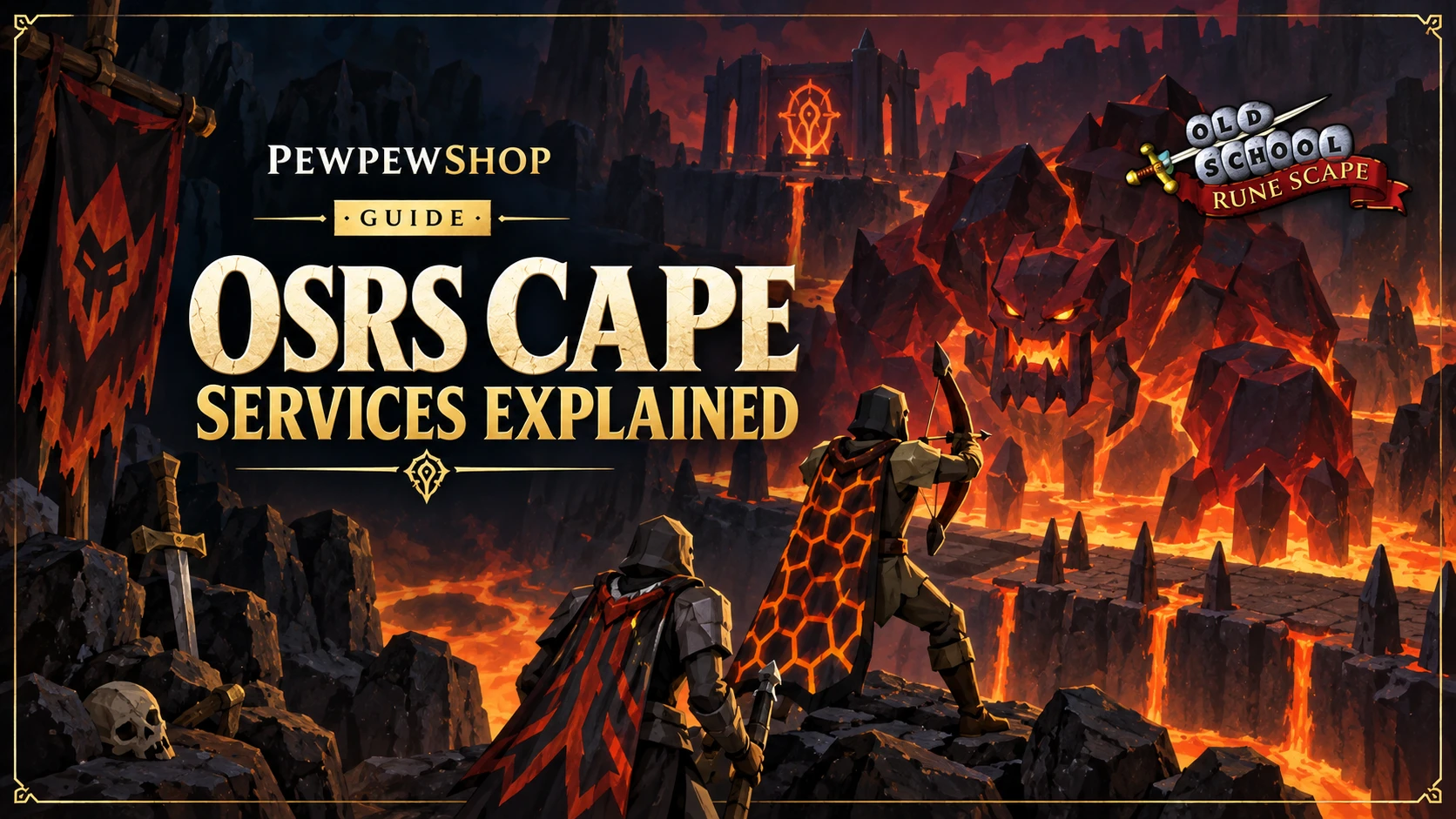 OSRS Fire Cape and Infernal Cape Services: Why Players Buy Them — PEWPEWSHOP boosting guide