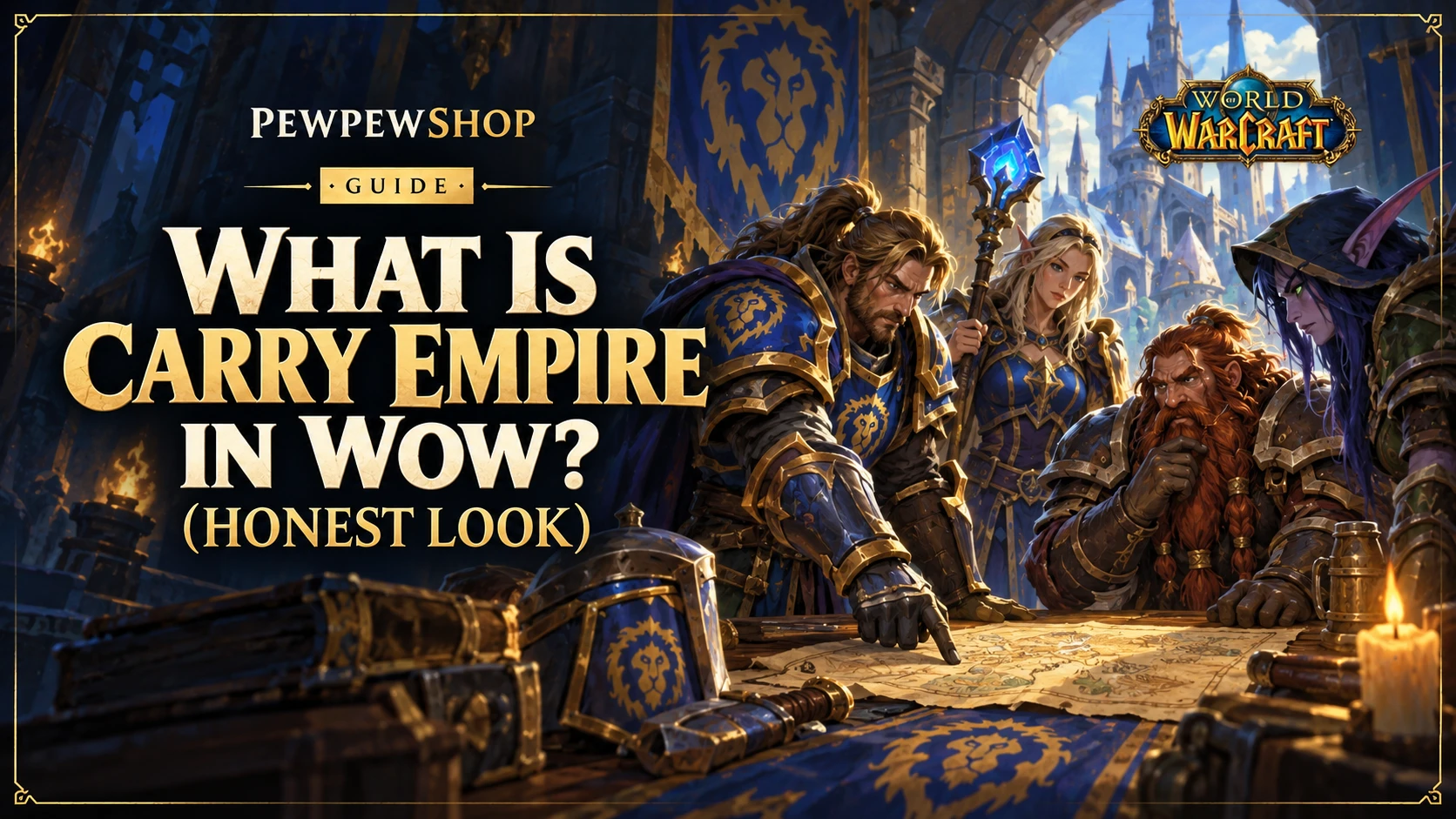 What Is Carry Empire in WoW? (Honest Look) — PEWPEWSHOP boosting guide