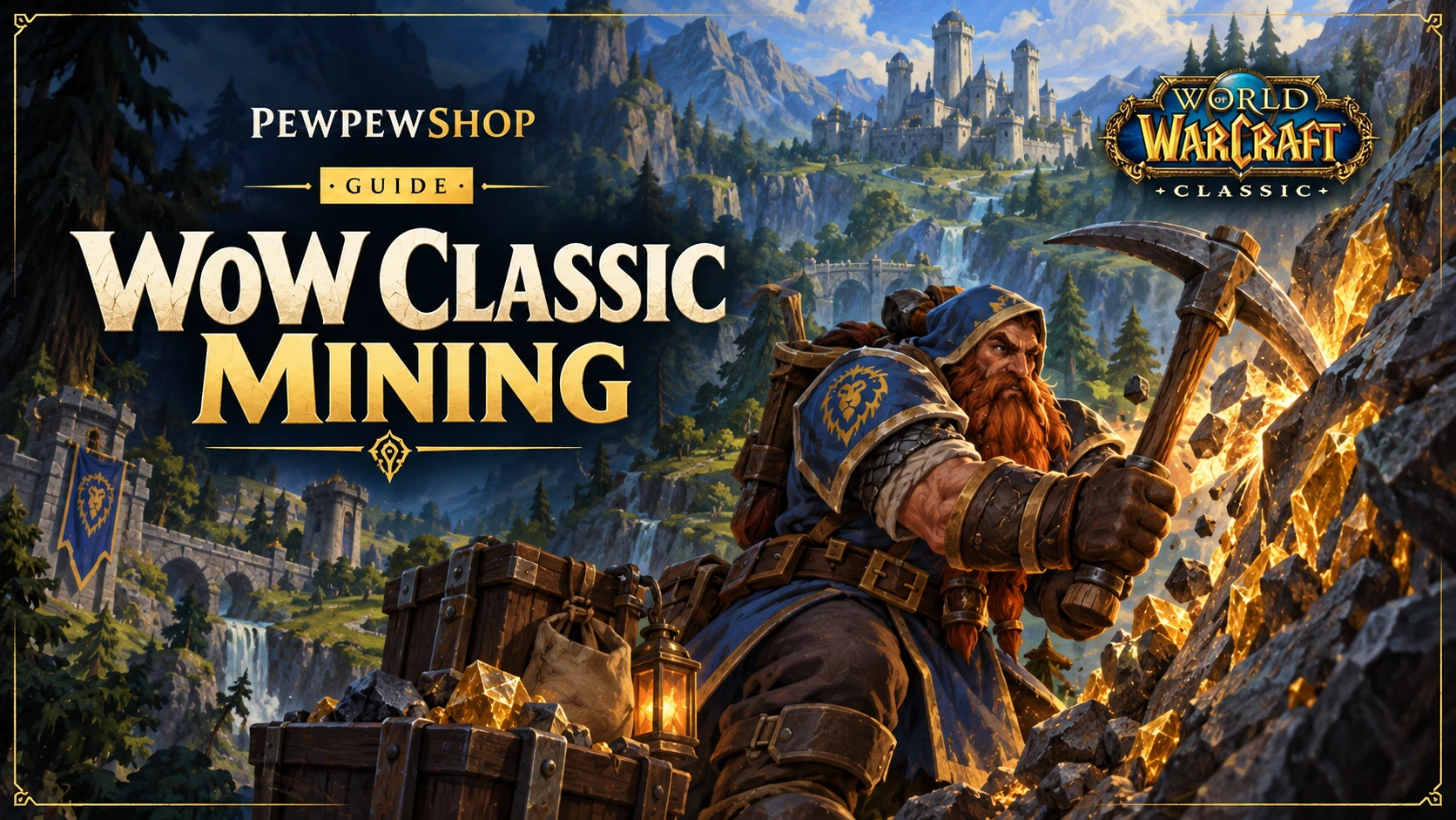 WoW Classic Mining: Full 1–300 Guide — PEWPEWSHOP boosting guide