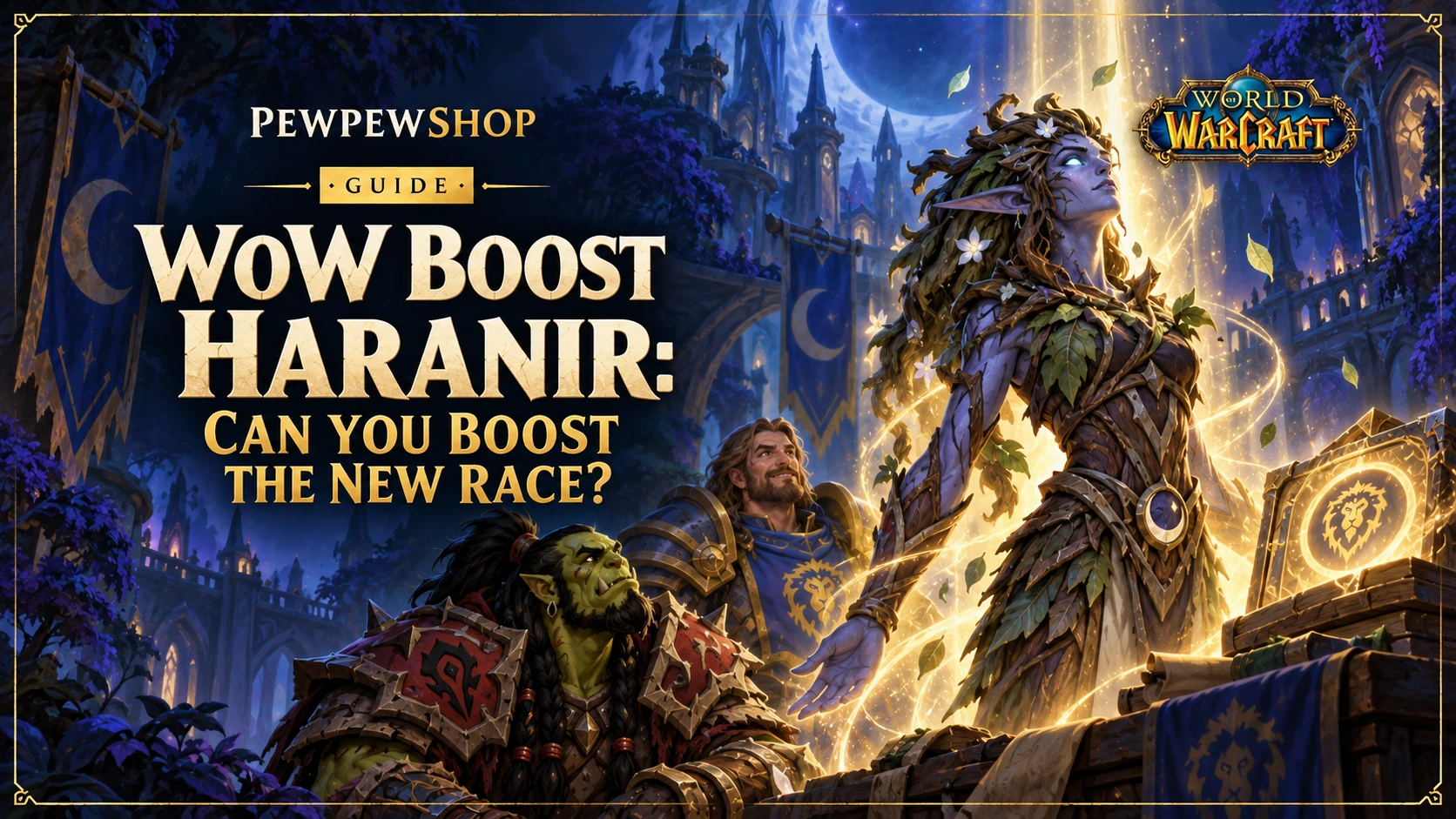 WoW Boost Haranir: Can You Boost the New Race? — PEWPEWSHOP boosting guide