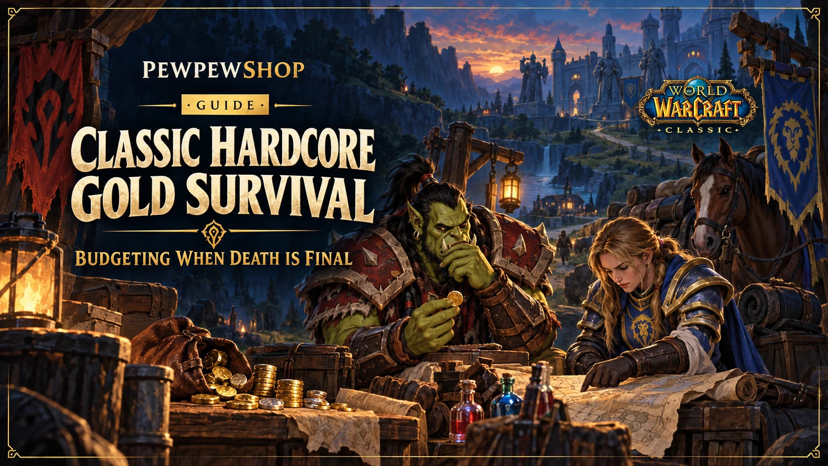 Classic Hardcore Gold Survival: Budgeting When Death Is Final — PEWPEWSHOP boosting guide