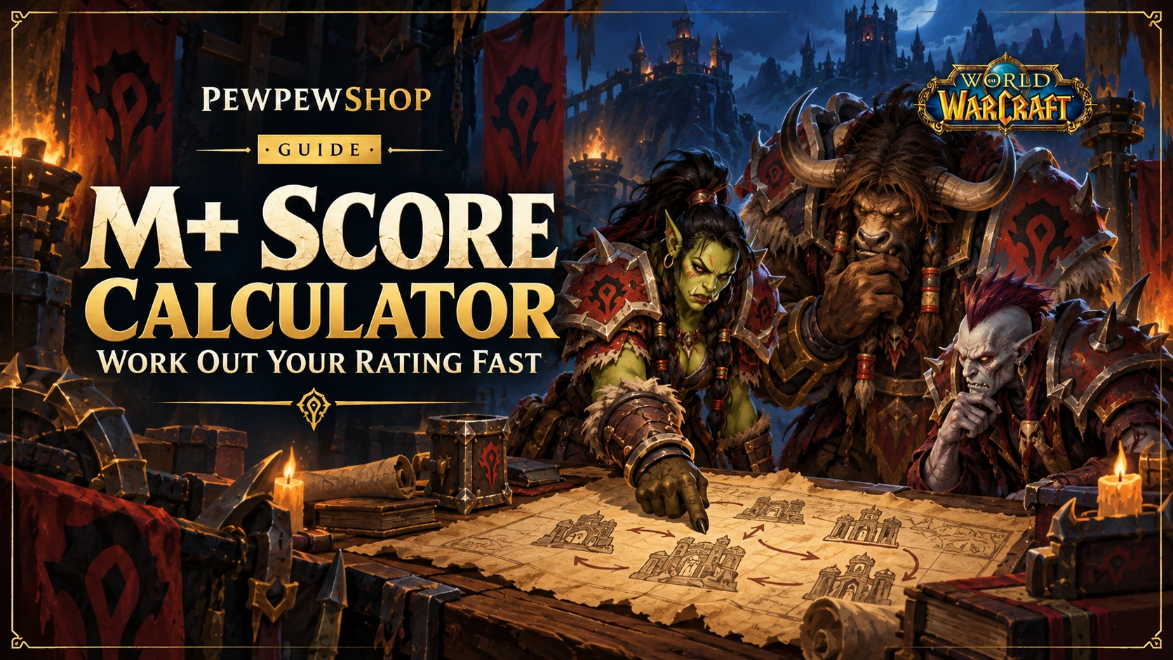 M+ Score Calculator: Work Out Your Rating Fast — PEWPEWSHOP boosting guide