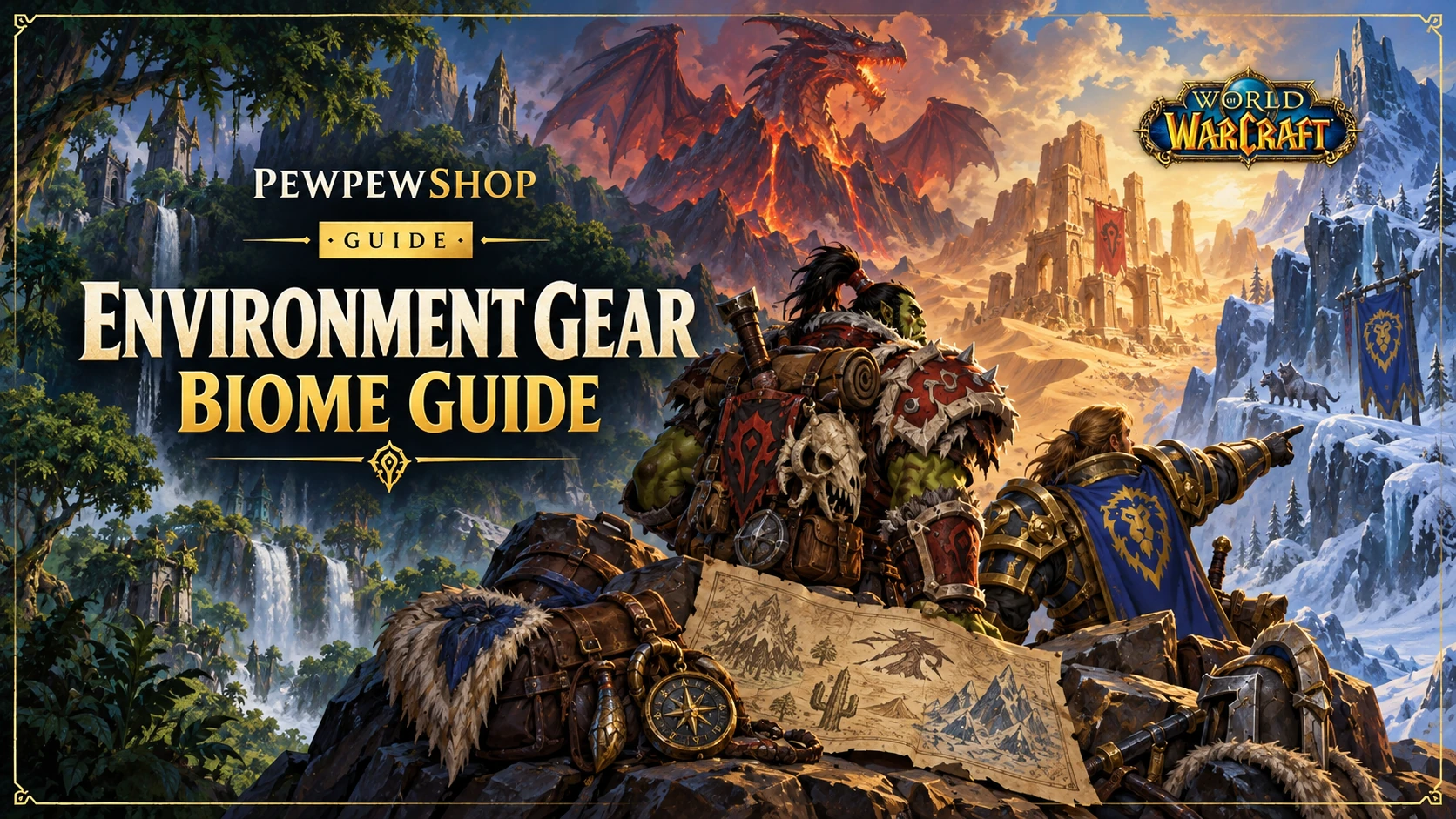 Biome Buffs on Gear in WoW: Forever — How Deserts, Dragons and Horizontal Progression Work — PEWPEWSHOP boosting guide