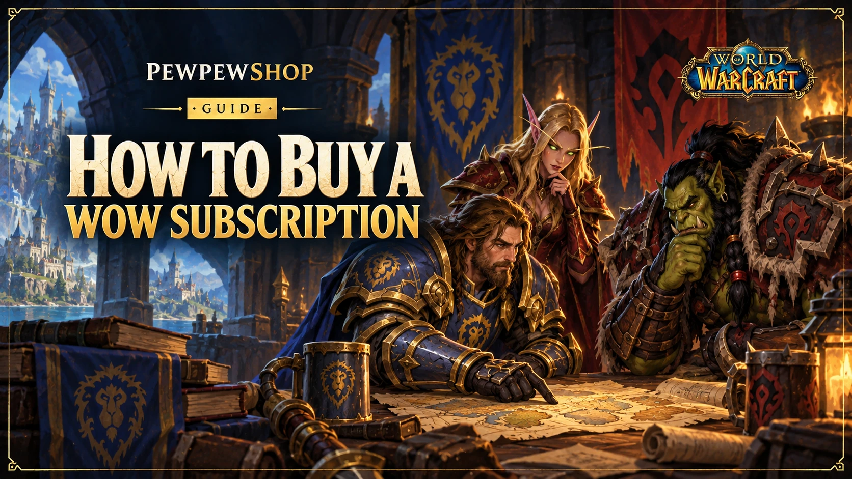 How to Buy a WoW Subscription (Game Time Explained) — PEWPEWSHOP boosting guide