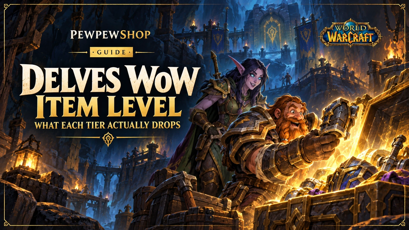 Delves WoW Item Level: What Each Tier Actually Drops — PEWPEWSHOP boosting guide