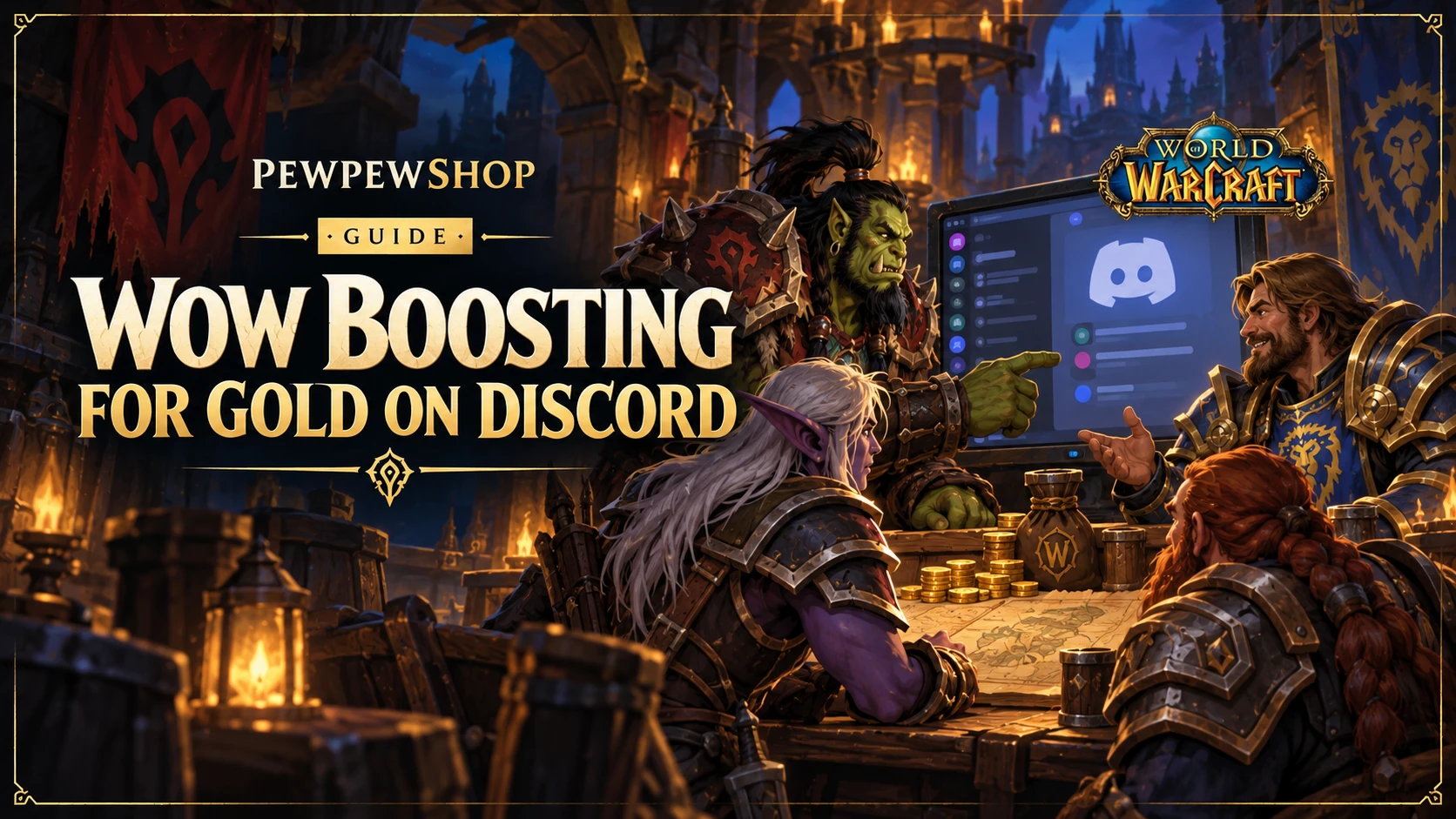 WoW Boosting for Gold on Discord: How It Works — PEWPEWSHOP boosting guide
