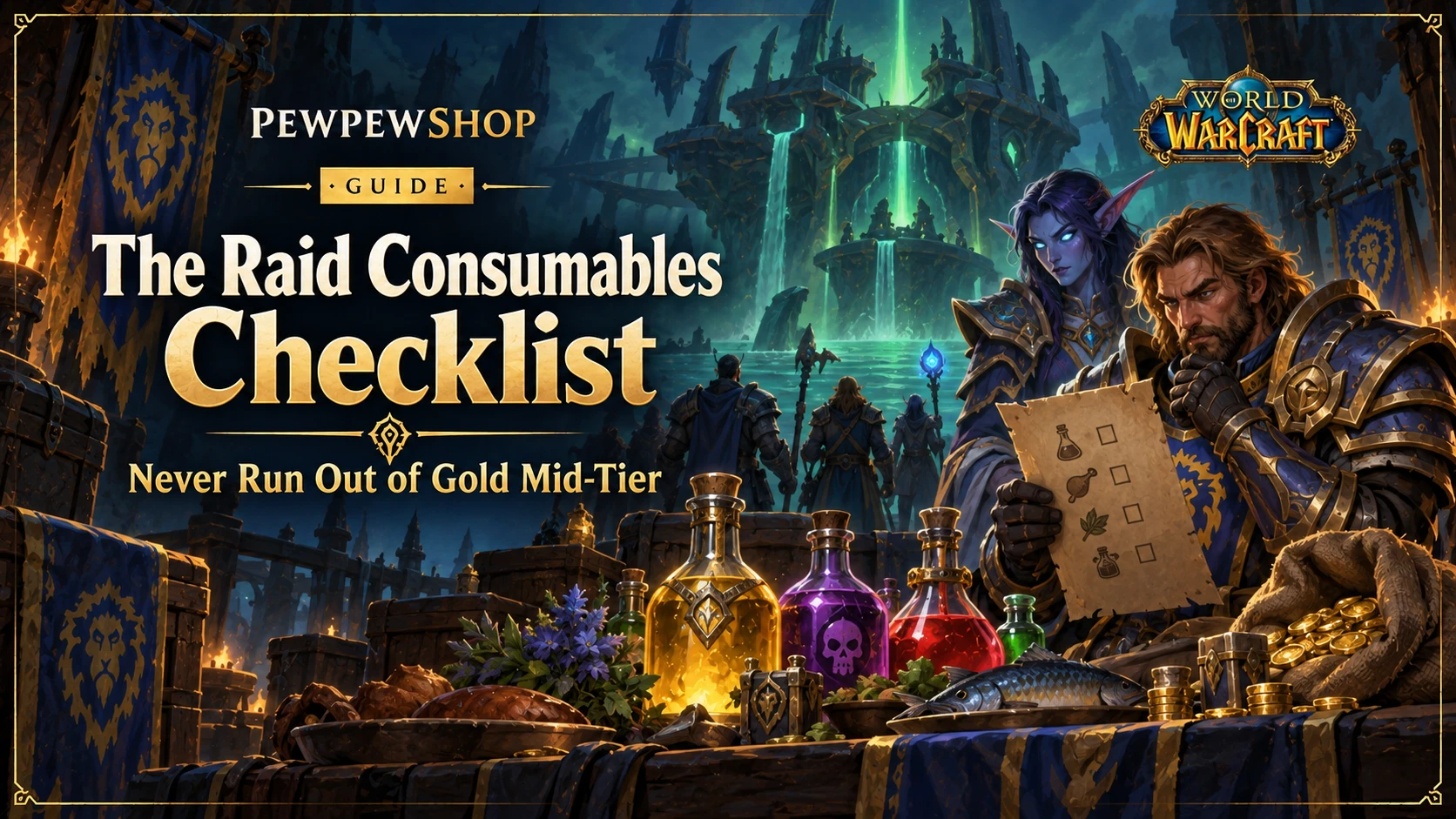 The Raid Consumables Checklist: Never Run Out of Gold Mid-Tier — PEWPEWSHOP boosting guide
