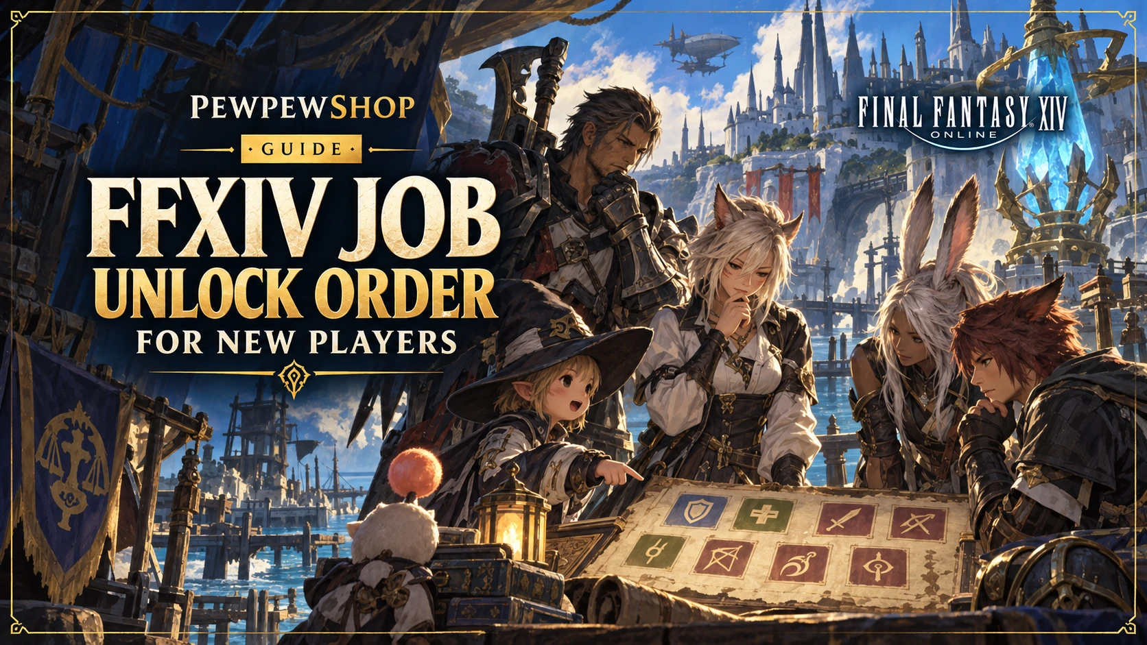 FFXIV Job Unlock Order for New Players: The Smartest Leveling Path — PEWPEWSHOP boosting guide