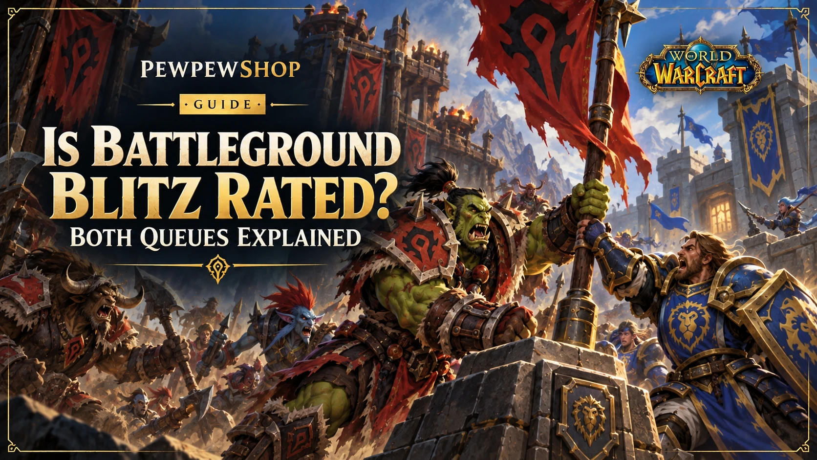 Is Battleground Blitz Rated? Both Queues Explained — PEWPEWSHOP boosting guide
