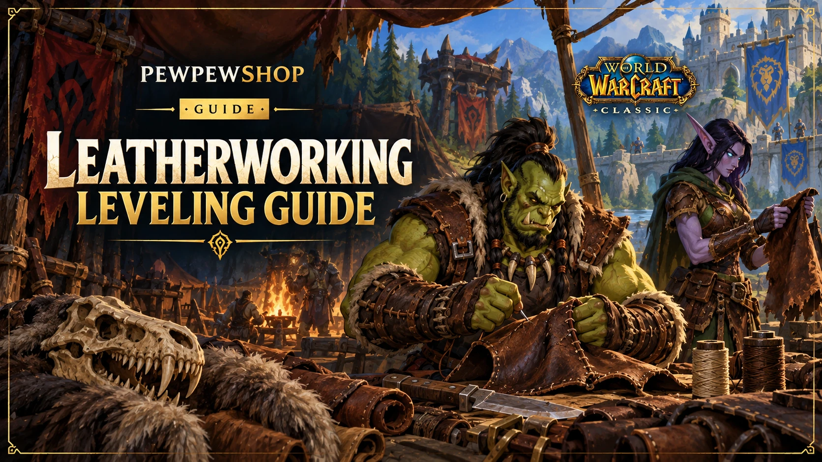 Leatherworking Leveling Guide for WoW Classic