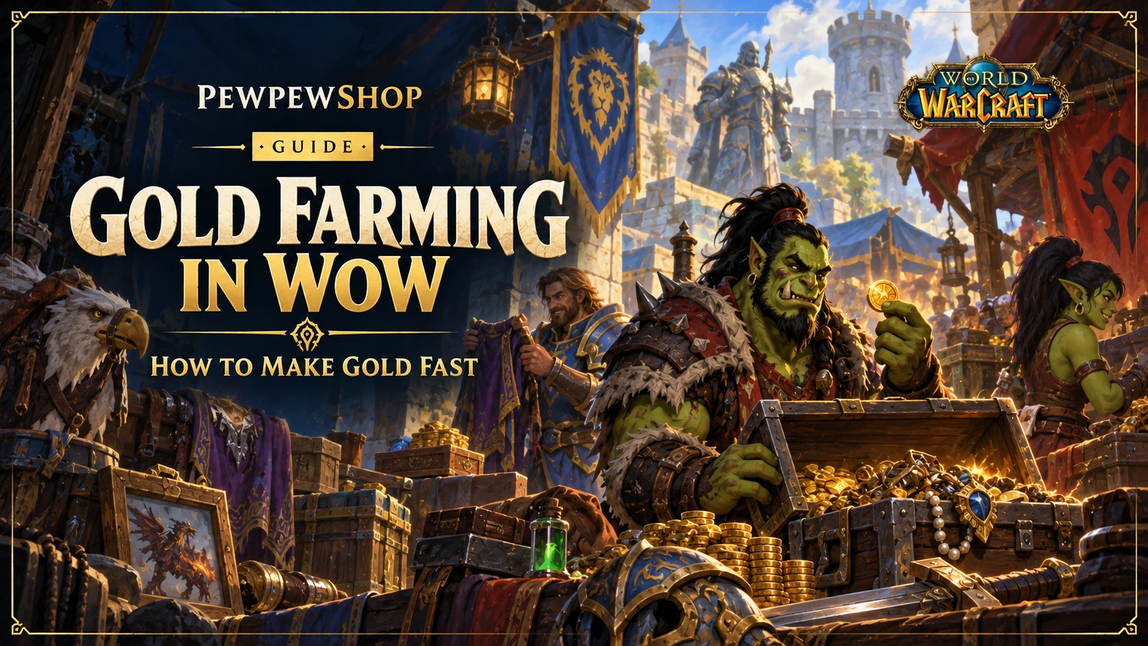 Gold Farming in WoW: How to Make Gold Fast — PEWPEWSHOP boosting guide