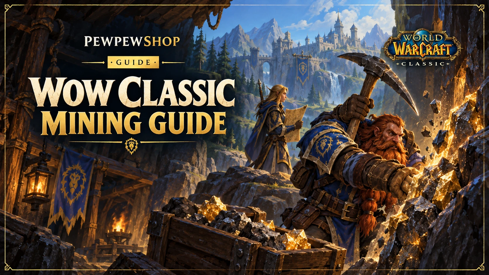 WoW Classic Mining Guide: Level 1-300 Fast — PEWPEWSHOP boosting guide