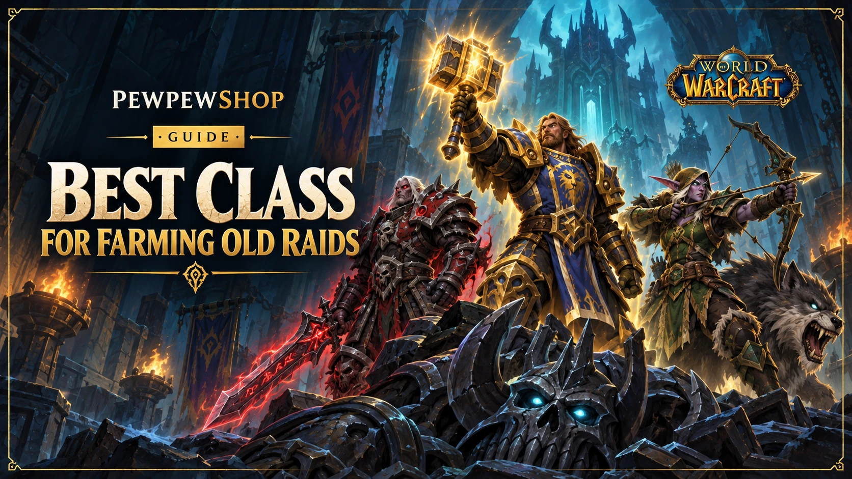 Best Class for Farming Old Raids in WoW — PEWPEWSHOP boosting guide
