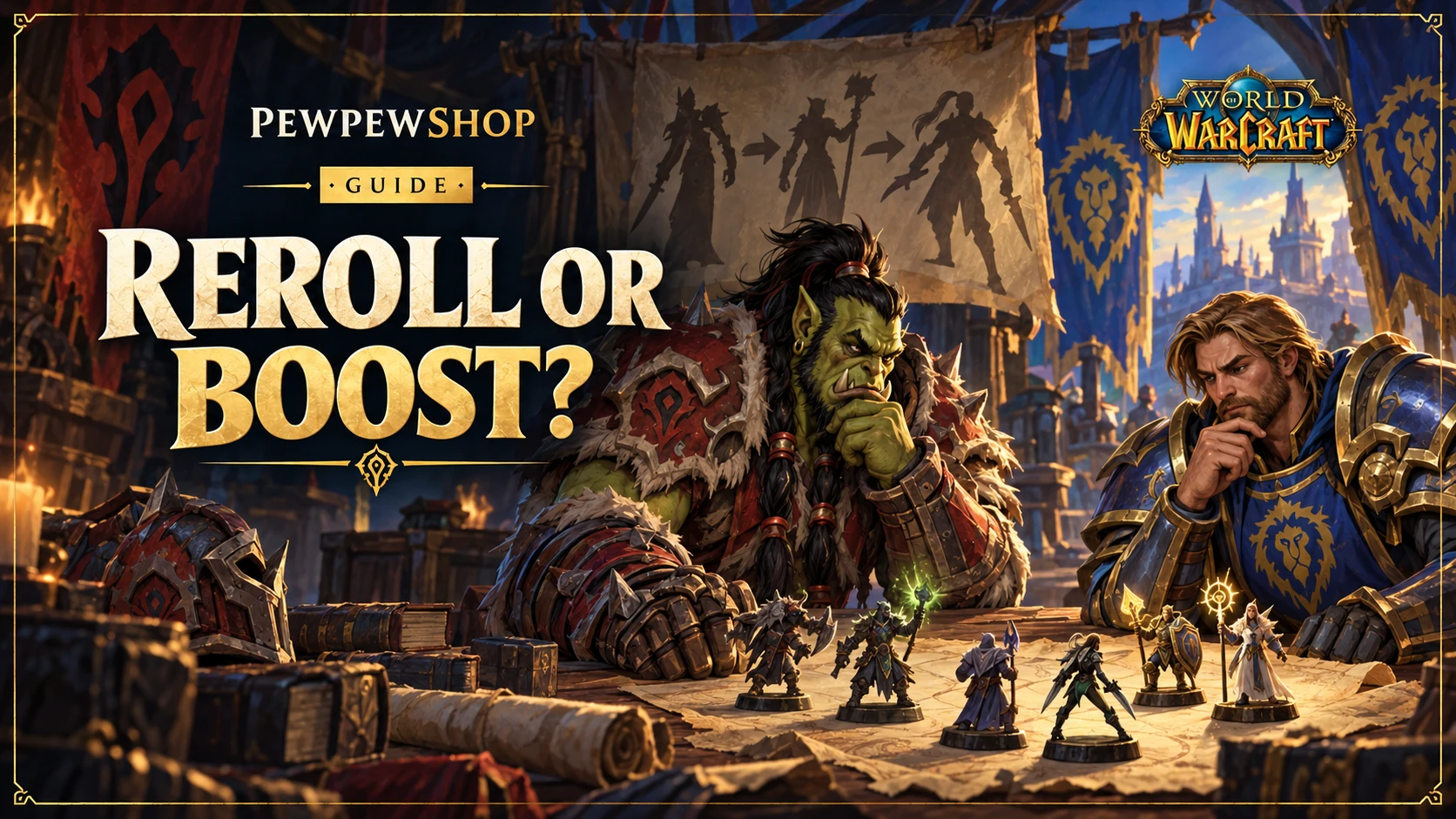 Reroll or Boost? Switching Mains Late in a WoW Season — PEWPEWSHOP boosting guide